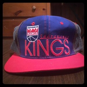 Sacramento kings vintage SnapBack hat rare